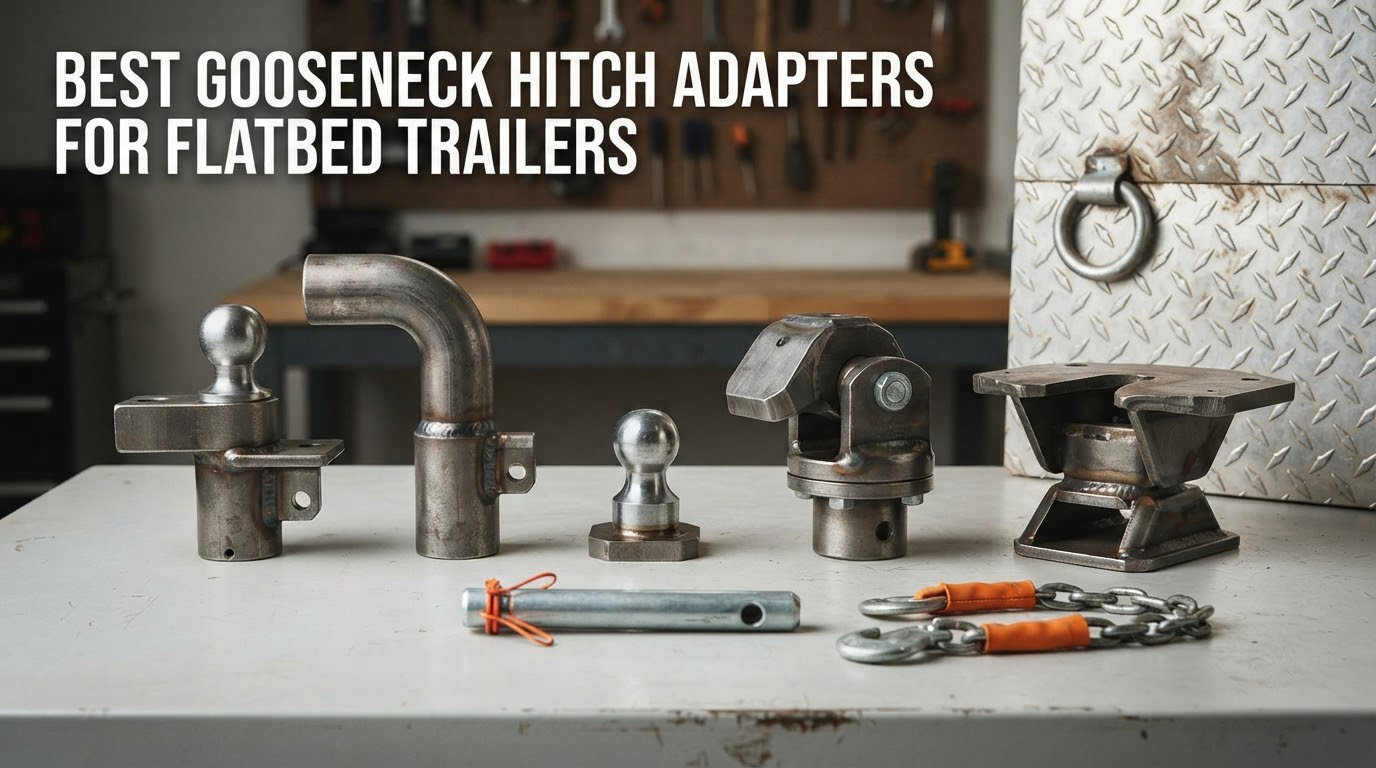 best gooseneck hitch adapters for flatbed trailers