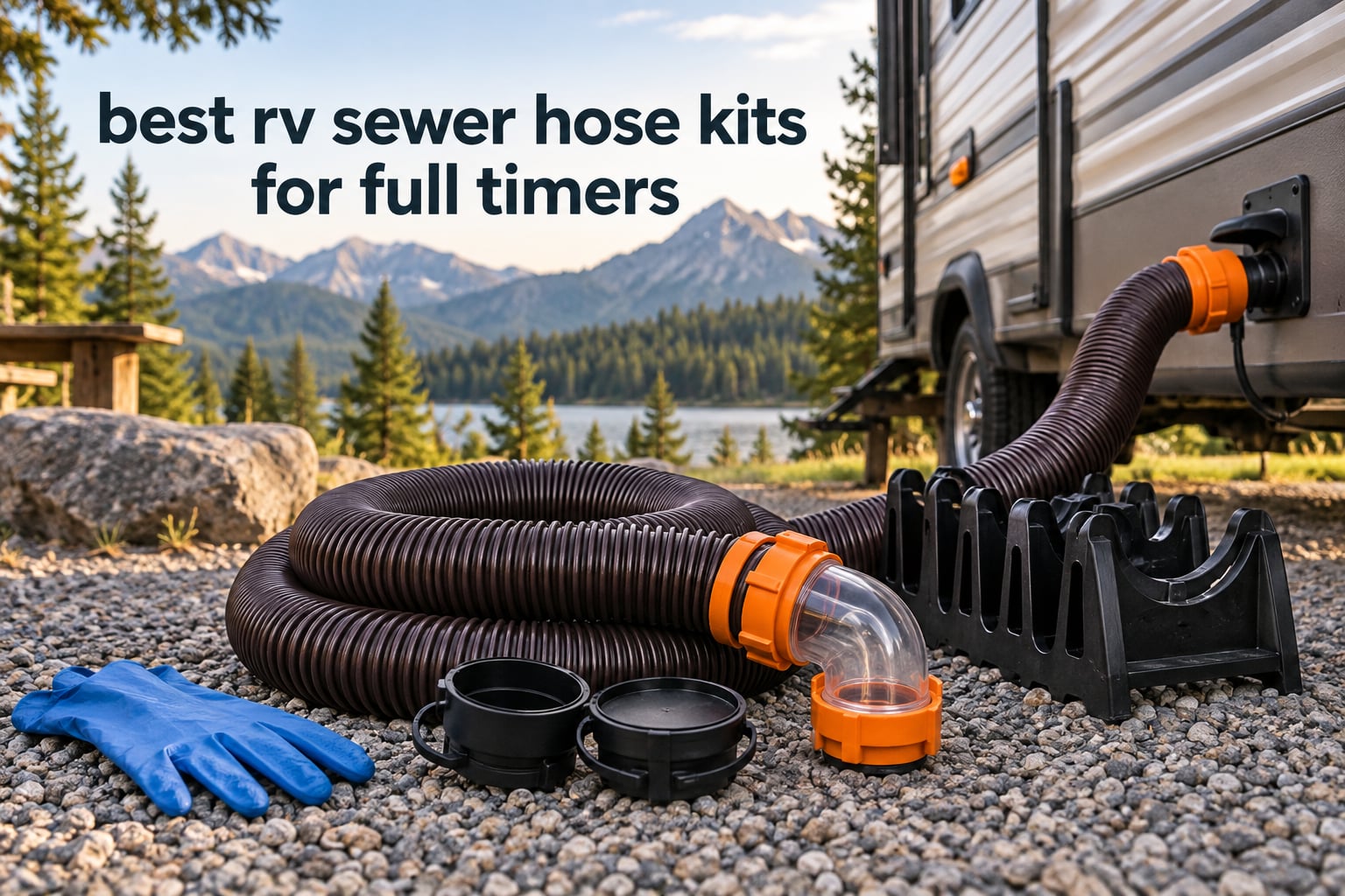 best rv sewer hose kits for full timers