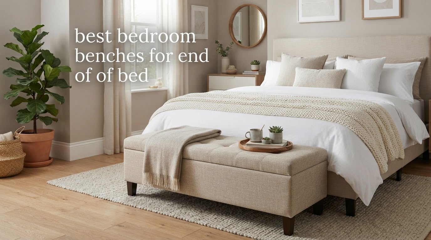 best bedroom benches for end of bed