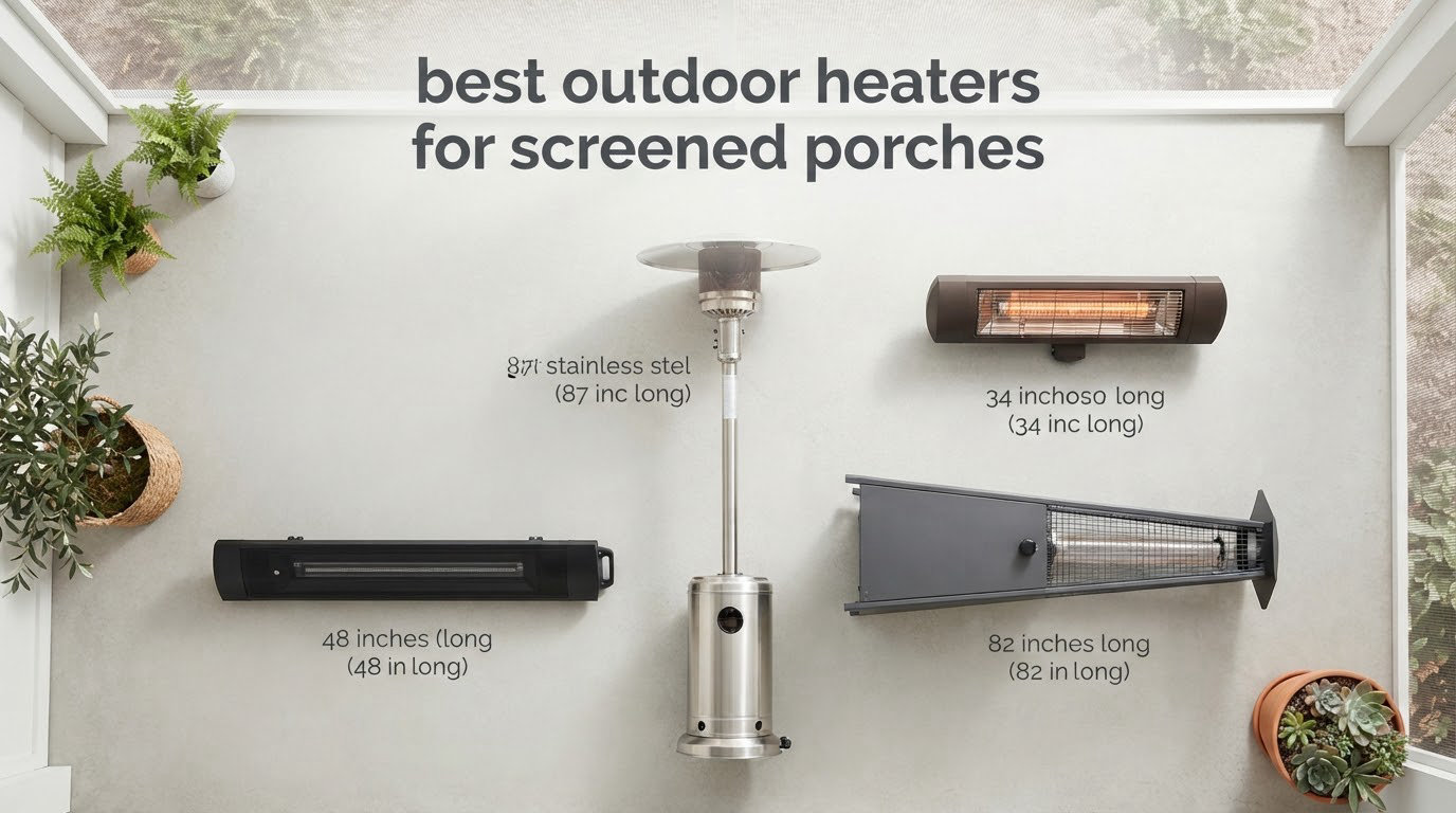 best outdoor heaters for screened porches