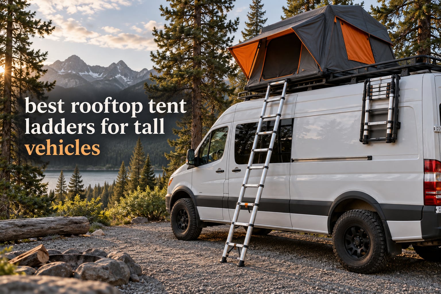 best rooftop tent ladders for tall vehicles