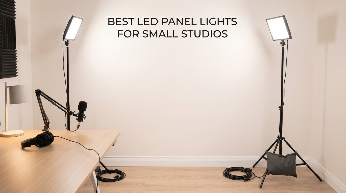 best led panel lights for small studios