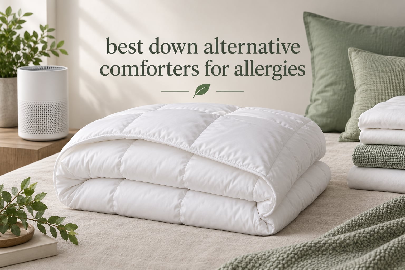 best down alternative comforters for allergies