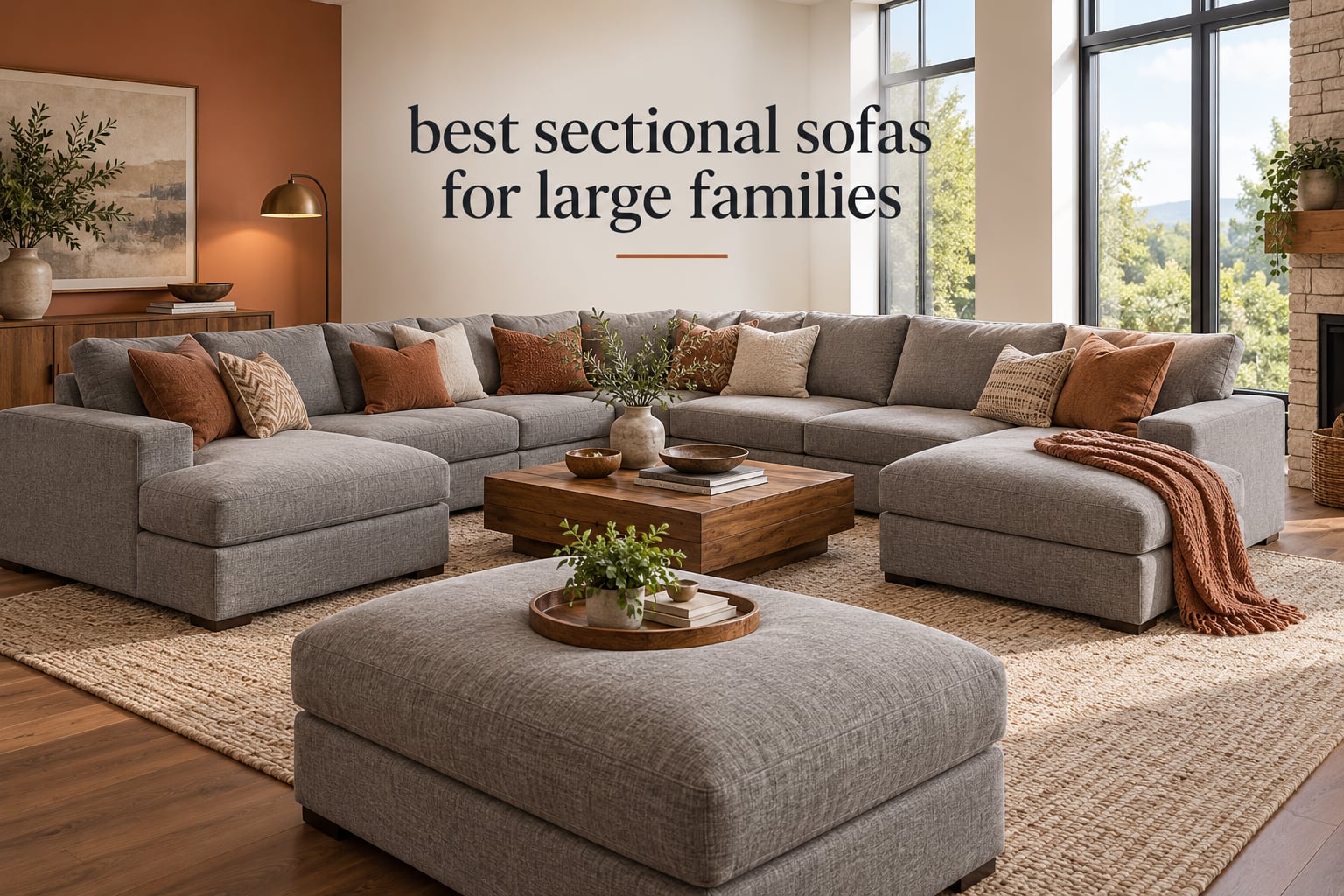 best sectional sofas for large families