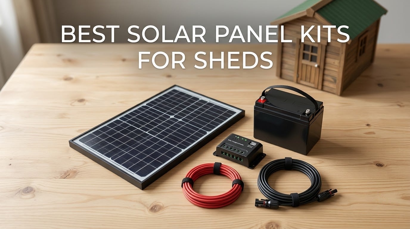 best solar panel kits for sheds