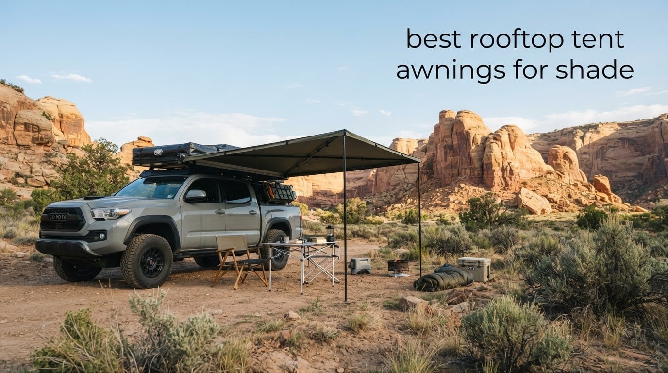 best rooftop tent awnings for shade