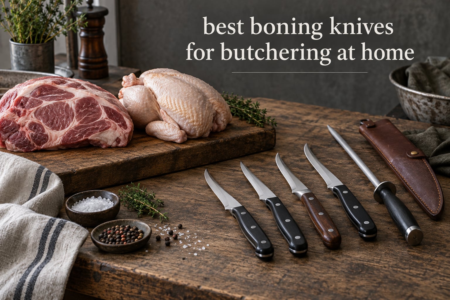 best boning knives for butchering at home