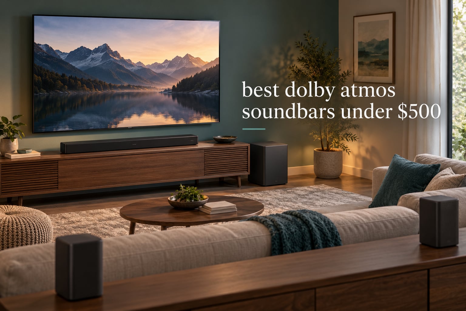 best dolby atmos soundbars under $500