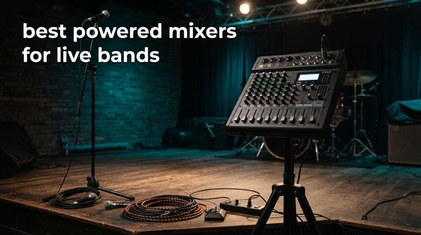 best powered mixers for live bands