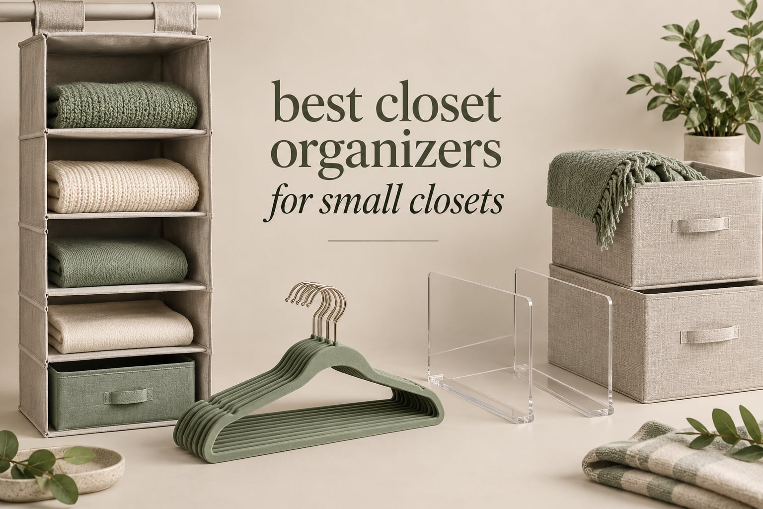 best closet organizers for small closets