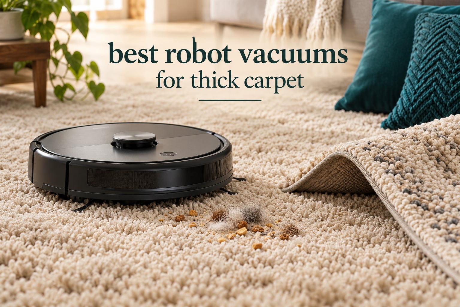 best robot vacuums for thick carpet