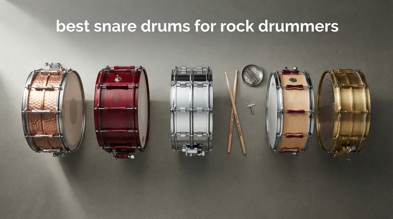 best snare drums for rock drummers