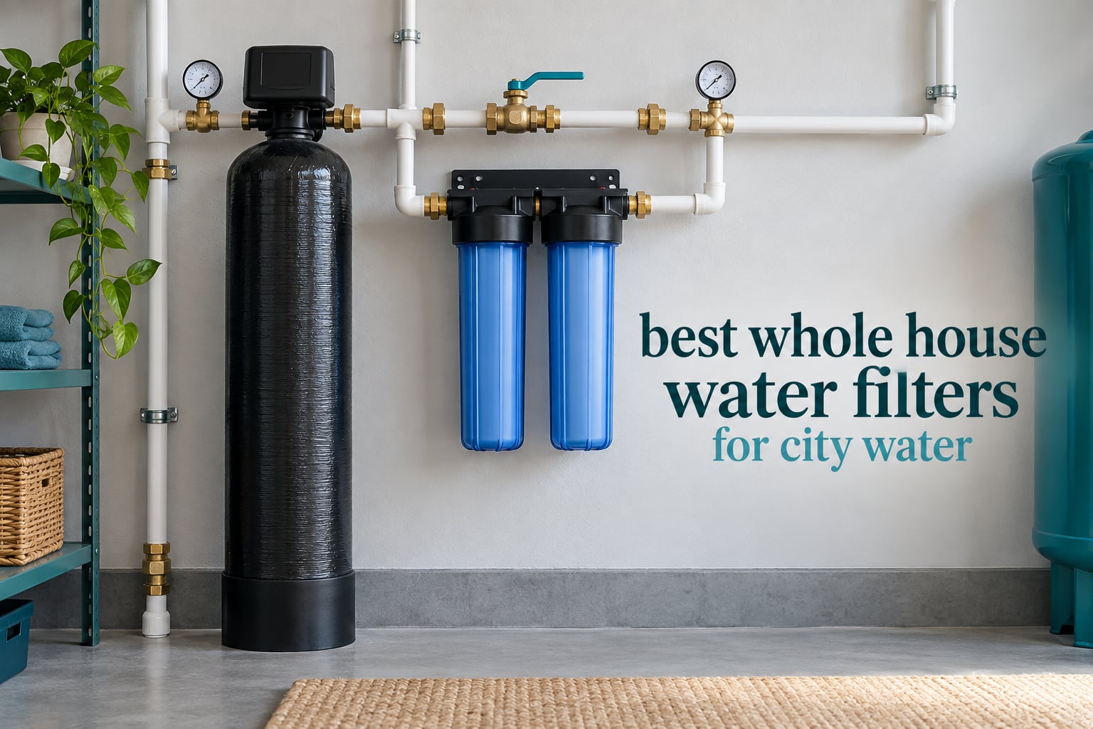 best whole house water filters for city water
