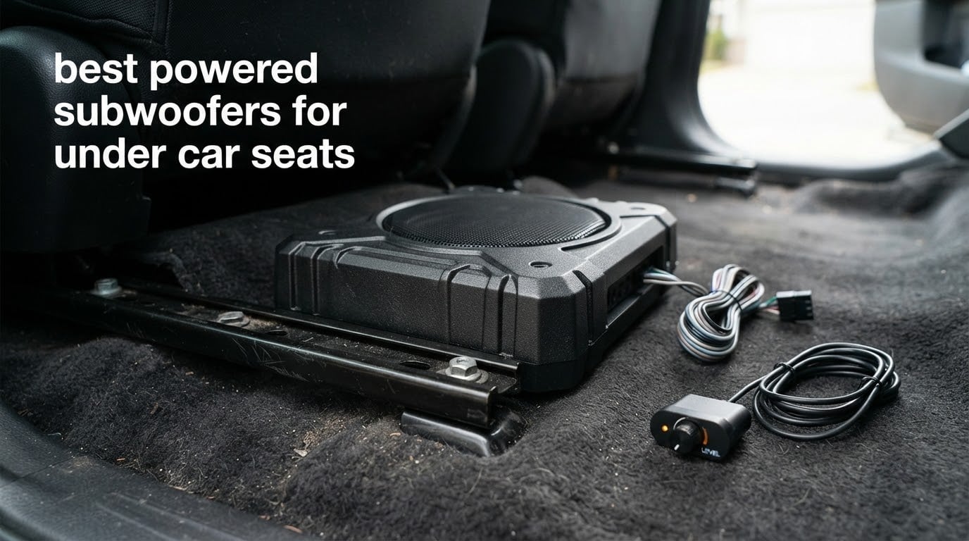 best powered subwoofers for under car seats