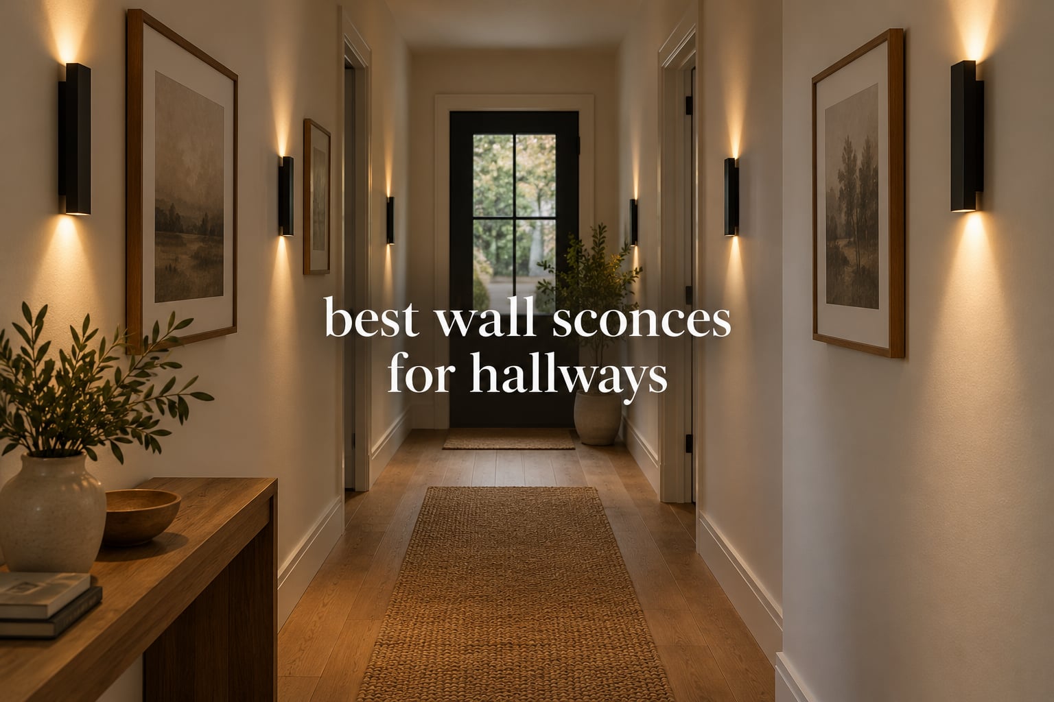 best wall sconces for hallways