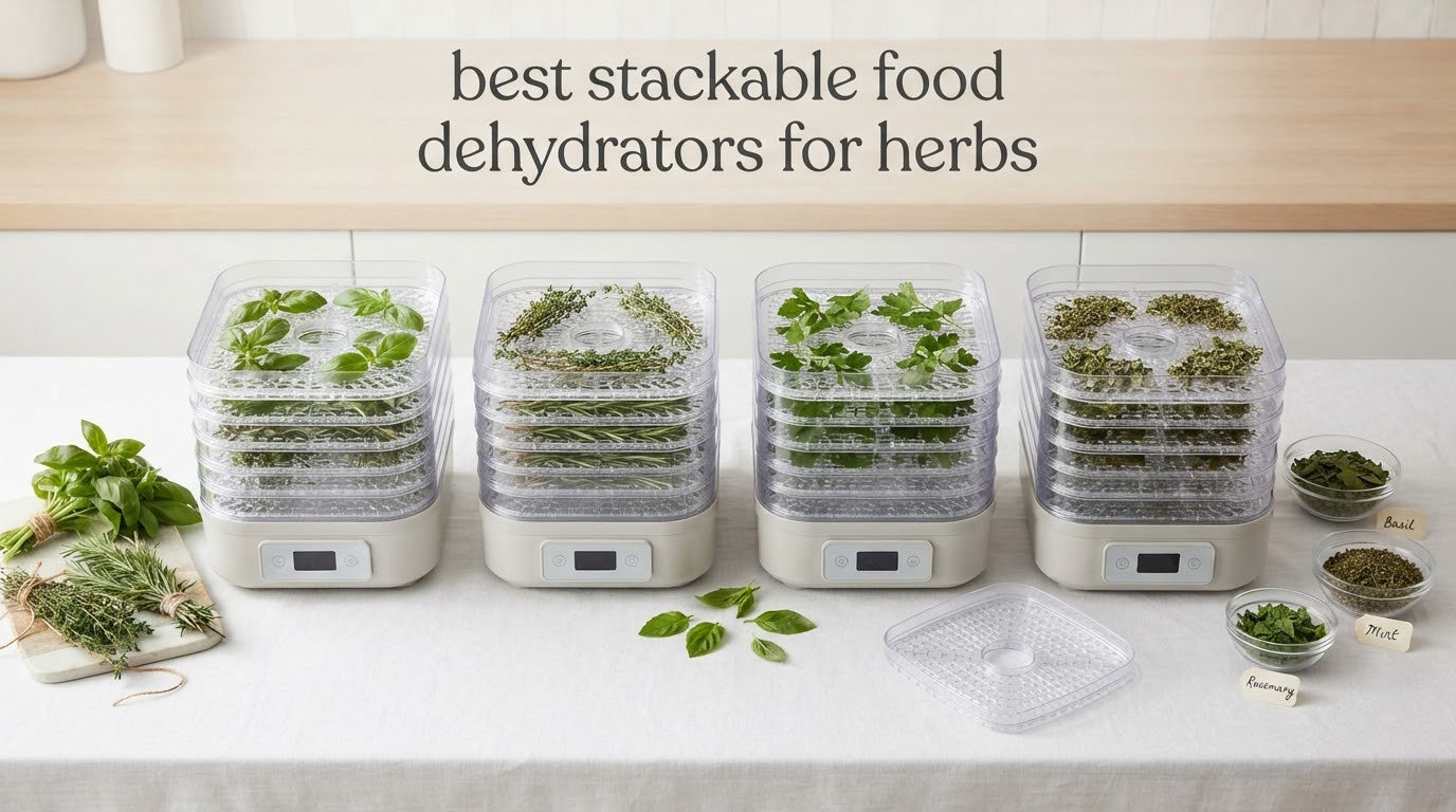 best stackable food dehydrators for herbs