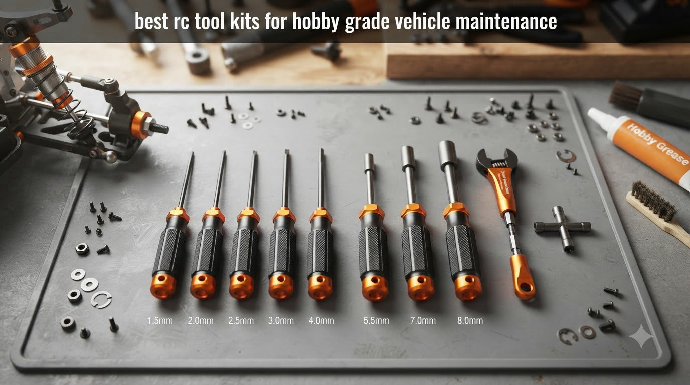 best rc tool kits for hobby grade vehicle maintenance