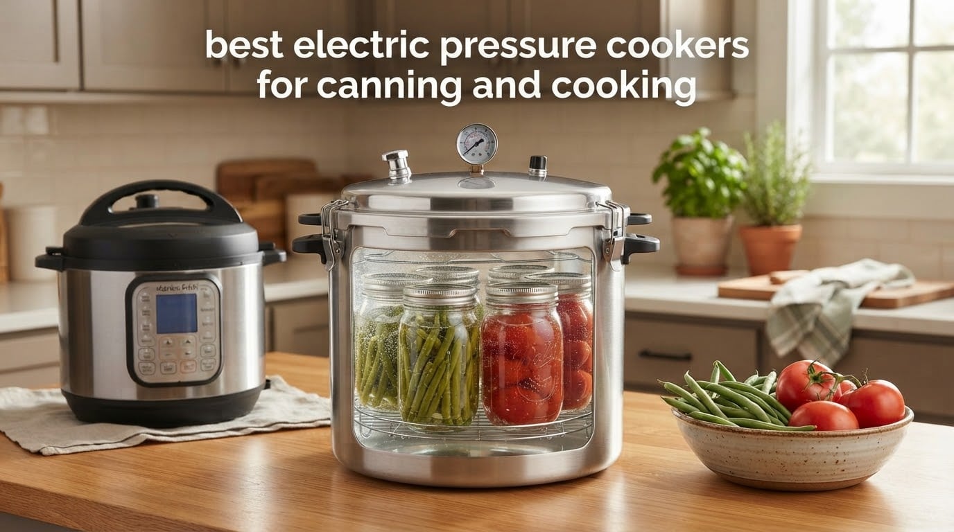 best electric pressure cookers for canning and cooking