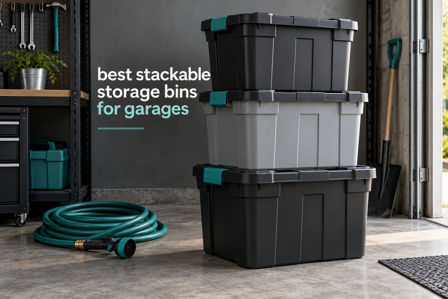best stackable storage bins for garages