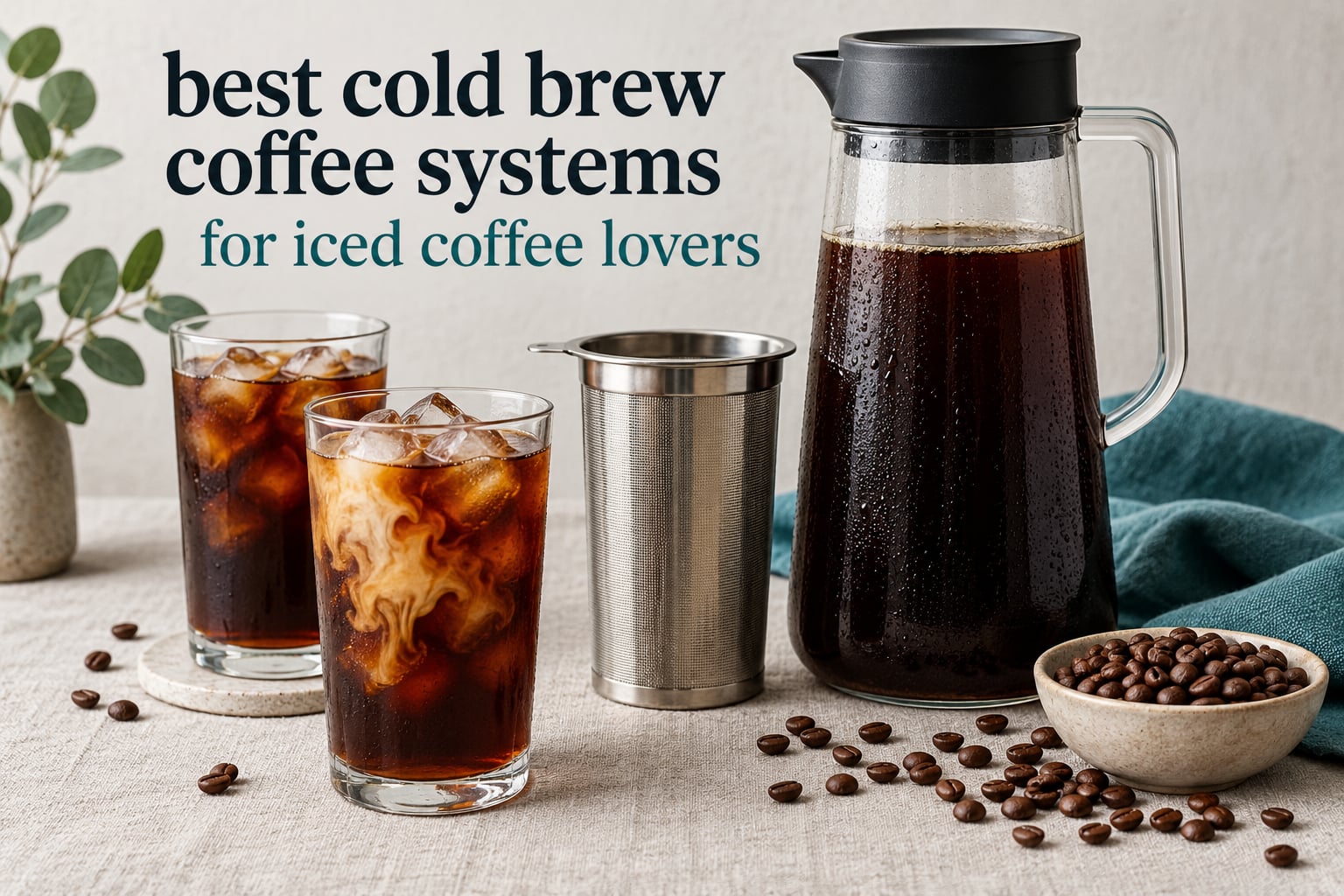 best cold brew coffee systems for iced coffee lovers