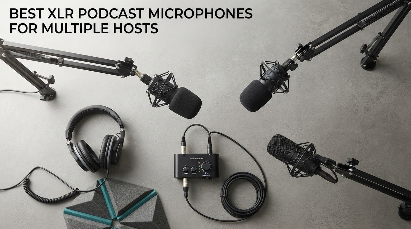 best xlr podcast microphones for multiple hosts